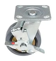 Vestil CST-KSM-5X2MR-SWB caster wheel shown from an alternate angle