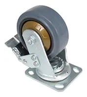 Vestil CST-KSM-5X2MR-SWTB caster wheel shown from an alternate angle
