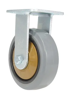 Vestil CST-KSM-6X2MR-R Rubber Rigid Caster