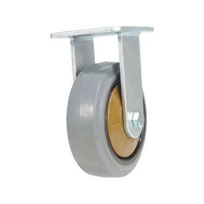 Vestil CST-KSM-6X2MR-R Rubber Rigid Caster