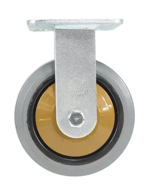 Vestil CST-KSM-6X2MR-S caster wheel shown from an alternate angle