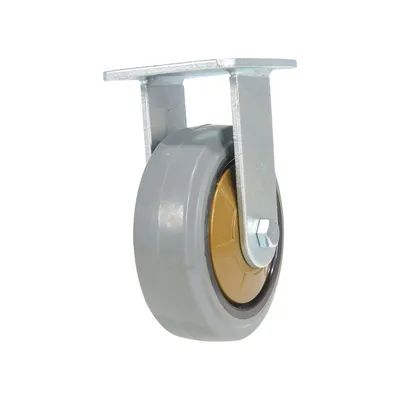 Vestil CST-KSM-6X2MR-S caster wheel shown from an alternate angle