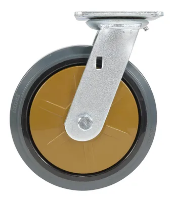 Vestil CST-KSM-8X2MR-S caster wheel shown from an alternate angle