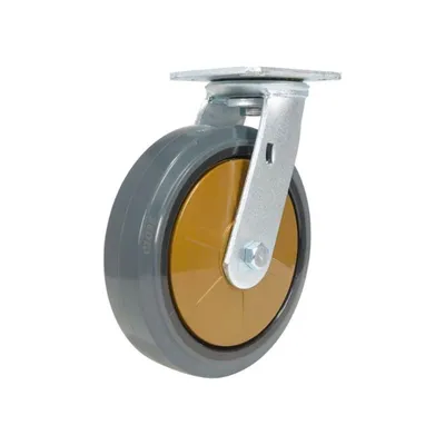 Vestil CST-KSM-8X2MR-S Rubber Swivel Caster