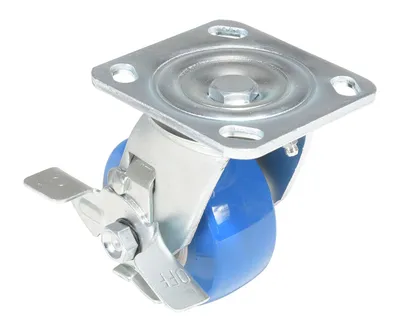Vestil CST-PB-4X2PUA-SWB caster wheel shown from an alternate angle
