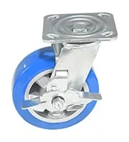 Vestil CST-PB-6X2PUA-SWB caster wheel shown from an alternate angle