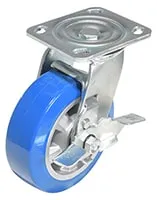 Vestil CST-PB-6X2PUA-SWB caster wheel shown from an alternate angle