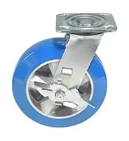 Vestil CST-PB-8X2PUA-SWB caster wheel shown from an alternate angle