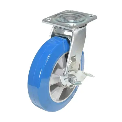 Vestil CST-PB-8X2PUA-SWB Polyurethane Precision Ball Bearing Swivel With Brake Caster