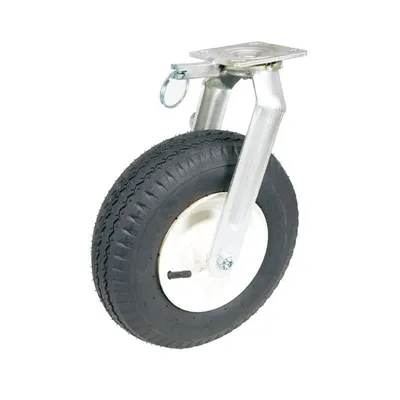 Vestil CST-PN-12X3.5-S-4L Pneumatic Swivel With 4-Position Lock Caster