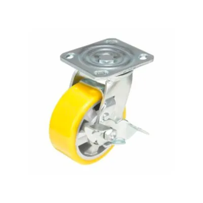 Vestil CST-PY-5X2PUA-SWB Polyurethane Swivel With Brake Caster