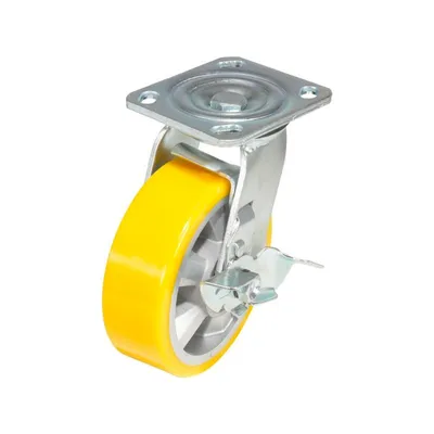 Vestil CST-PY-6X2PUA-SWB Polyurethane Swivel With Brake Caster