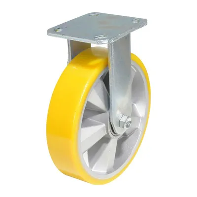 Vestil CST-PY-8X2PUA-R caster wheel shown from an alternate angle