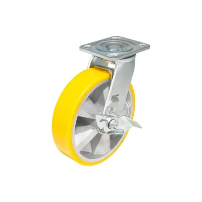 Vestil CST-PY-8X2PUA-SWB Polyurethane Swivel With Brake Caster