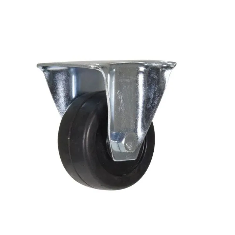 Vestil CST-VE-2X1RU-R Rubber Rigid Caster