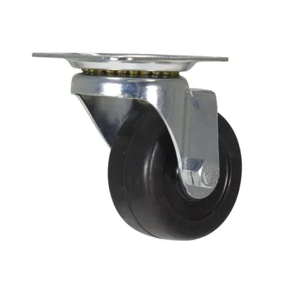 Vestil CST-VE-2X1RU-S Rubber Swivel Caster