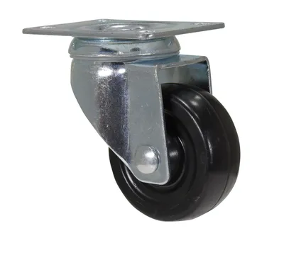 Vestil CST-VE-3X1RU-S caster wheel shown from an alternate angle