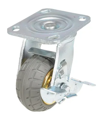 Vestil CST-VE-4X2FF-SWB Flat-Free Swivel With Brake Caster