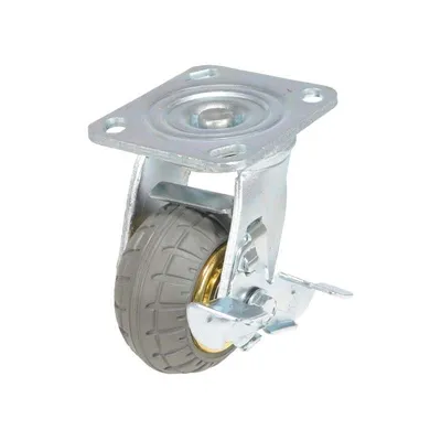 Vestil CST-VE-4X2FF-SWB Flat-Free Swivel With Brake Caster