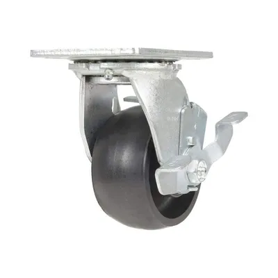 Vestil CST-VE-4X2GFN-SWB Glass Filled Nylon Swivel With Brake Caster