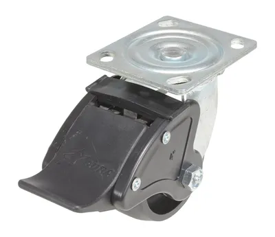 Vestil CST-VE-4X2GFN-SWTB Glass Filled Nylon Swivel With Total Brake Caster