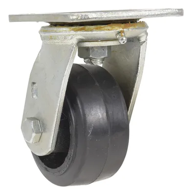 Vestil CST-VE-4X2MR-S Rubber Swivel Caster 2