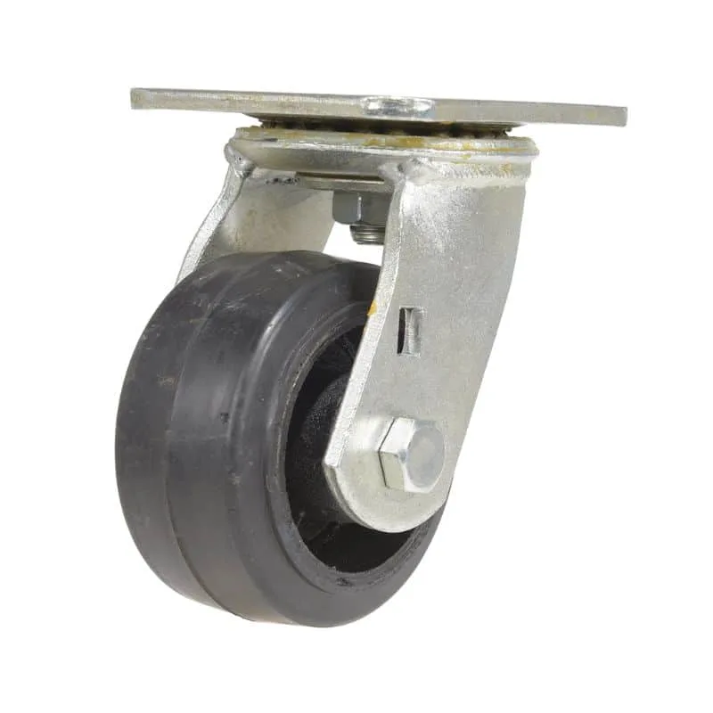 Vestil CST-VE-4X2MR-S Rubber Swivel Caster
