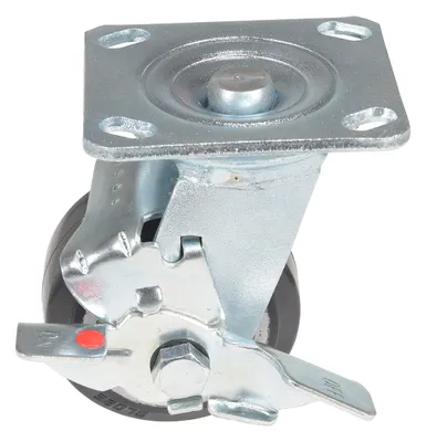 Vestil CST-VE-4X2MRA-SWB Rubber Swivel With Brake Caster 3