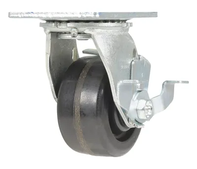 Vestil CST-VE-4X2PH-SWB Phenolic Swivel With Brake Caster