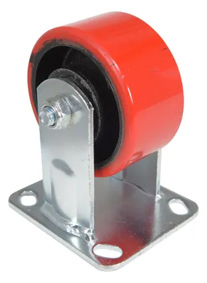 Vestil CST-VE-4X2PU-R caster wheel shown from an alternate angle