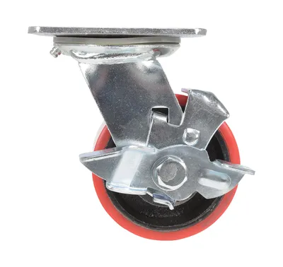 Vestil CST-VE-4X2PU-SWB caster wheel shown from an alternate angle