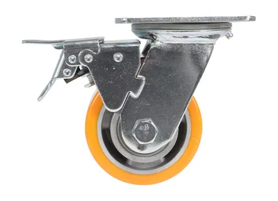 Vestil CST-VE-4X2PUA-SWTB Polyurethane Swivel With Total Brake Caster 3