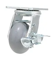 Vestil CST-VE-4X2TPR-SWB caster wheel shown from an alternate angle