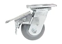 Vestil CST-VE-4X2TPR-SWTB caster wheel shown from an alternate angle