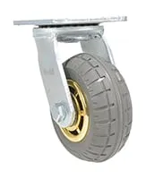 Vestil CST-VE-5X2FF-S caster wheel shown from an alternate angle