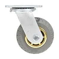 Vestil CST-VE-5X2FF-S caster wheel shown from an alternate angle