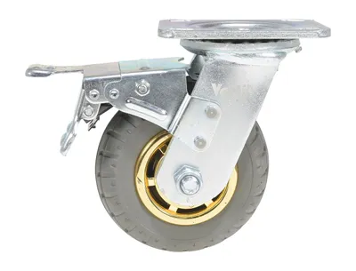 Vestil CST-VE-5X2FF-SWTB Flat-Free Swivel With Total Brake Caster