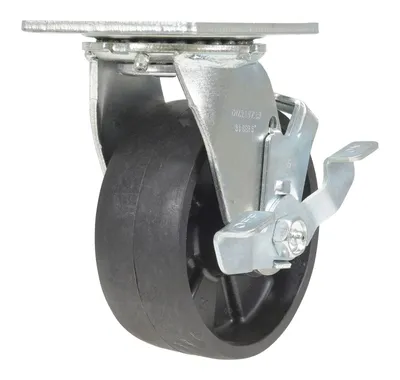 Vestil CST-VE-5X2GFN-SWB Glass Filled Nylon Swivel With Brake Caster