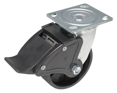 Vestil CST-VE-5X2GFN-SWTB Glass Filled Nylon Swivel With Total Brake Caster
