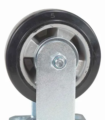 Vestil CST-VE-5X2MRA-R Rubber Rigid Caster