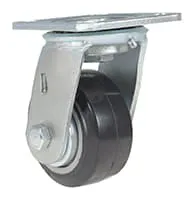 Vestil CST-VE-5X2MRA-S caster wheel shown from an alternate angle