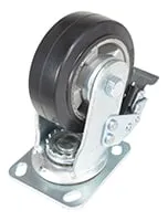 Vestil CST-VE-5X2MRA-SWTB caster wheel shown from an alternate angle