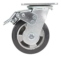 Vestil CST-VE-5X2MRA-SWTB caster wheel shown from an alternate angle