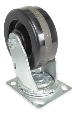 Vestil CST-VE-5X2PH-S caster wheel shown from an alternate angle