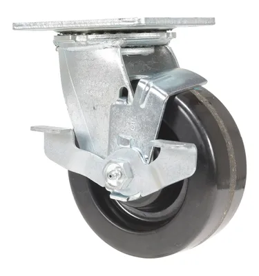 Vestil CST-VE-5X2PH-SWB caster wheel shown from an alternate angle