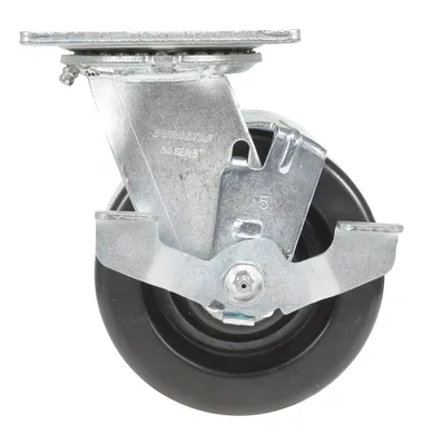 Vestil CST-VE-5X2PH-SWB caster wheel shown from an alternate angle
