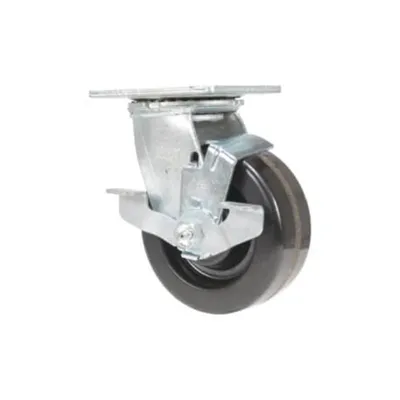 Vestil CST-VE-5X2PH-SWB caster wheel shown from an alternate angle