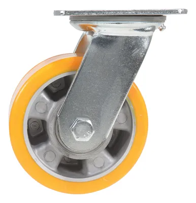 Vestil CST-VE-5X2PUA-S caster wheel shown from an alternate angle