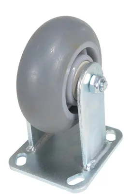 Vestil CST-VE-5X2TPR-R caster wheel shown from an alternate angle
