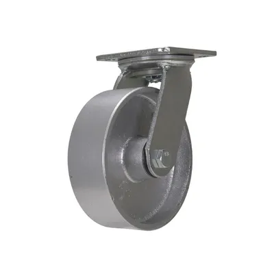 Vestil CST-VE-6X2CI-S caster wheel shown from an alternate angle